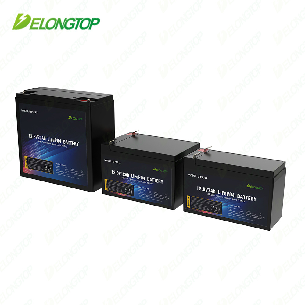 Factory price Lithium Ion Battery 12v 7ah  Ups Lifepo4 Battery with 10A Balance BMS deep cycle 12ah 18ah 40ah 50ah 80ah 100ah