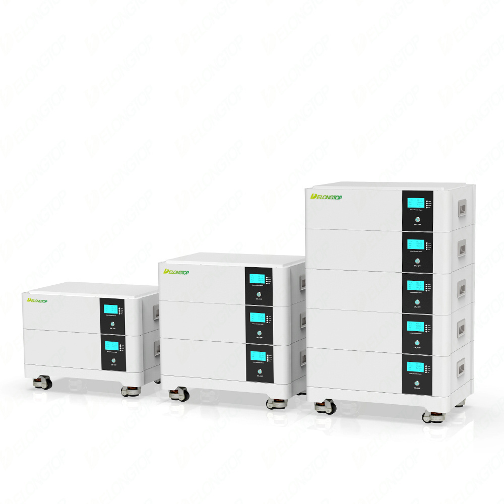 Shenzhen Delong Germany DDP shipping stackable 10 kwh 20kwh 40 kwh 50 kwh 51.2V 48V energy storage akku battery