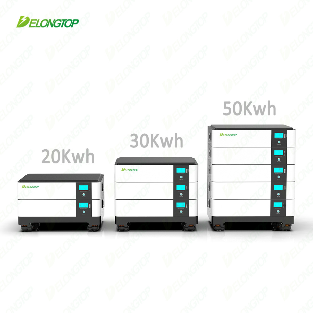 Stackable Energy Storage 48V 200AH 10kwh 20kwh 30kwh 50kwh 51.2v 100ah 5kwh Inverter Battery Solar Power System Lifepo4 Battery