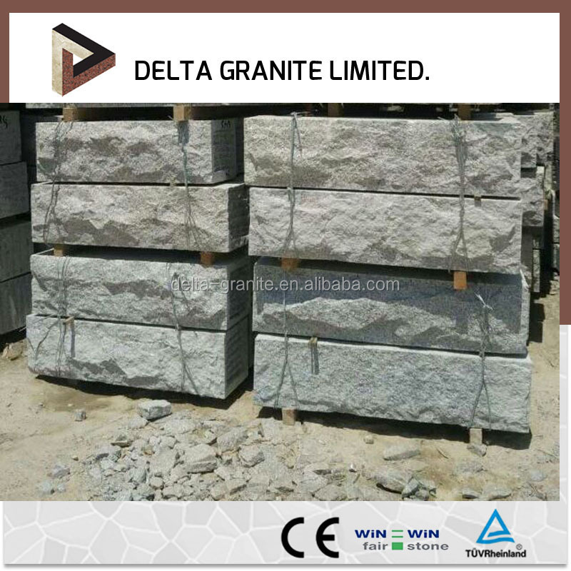 Hot sale, grey granite wall block with high quality to Norway market