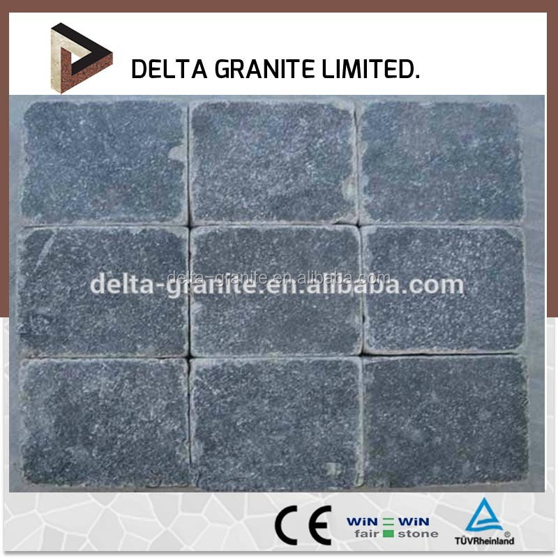 China Blue Limestone paver bricks for Outdoor paving