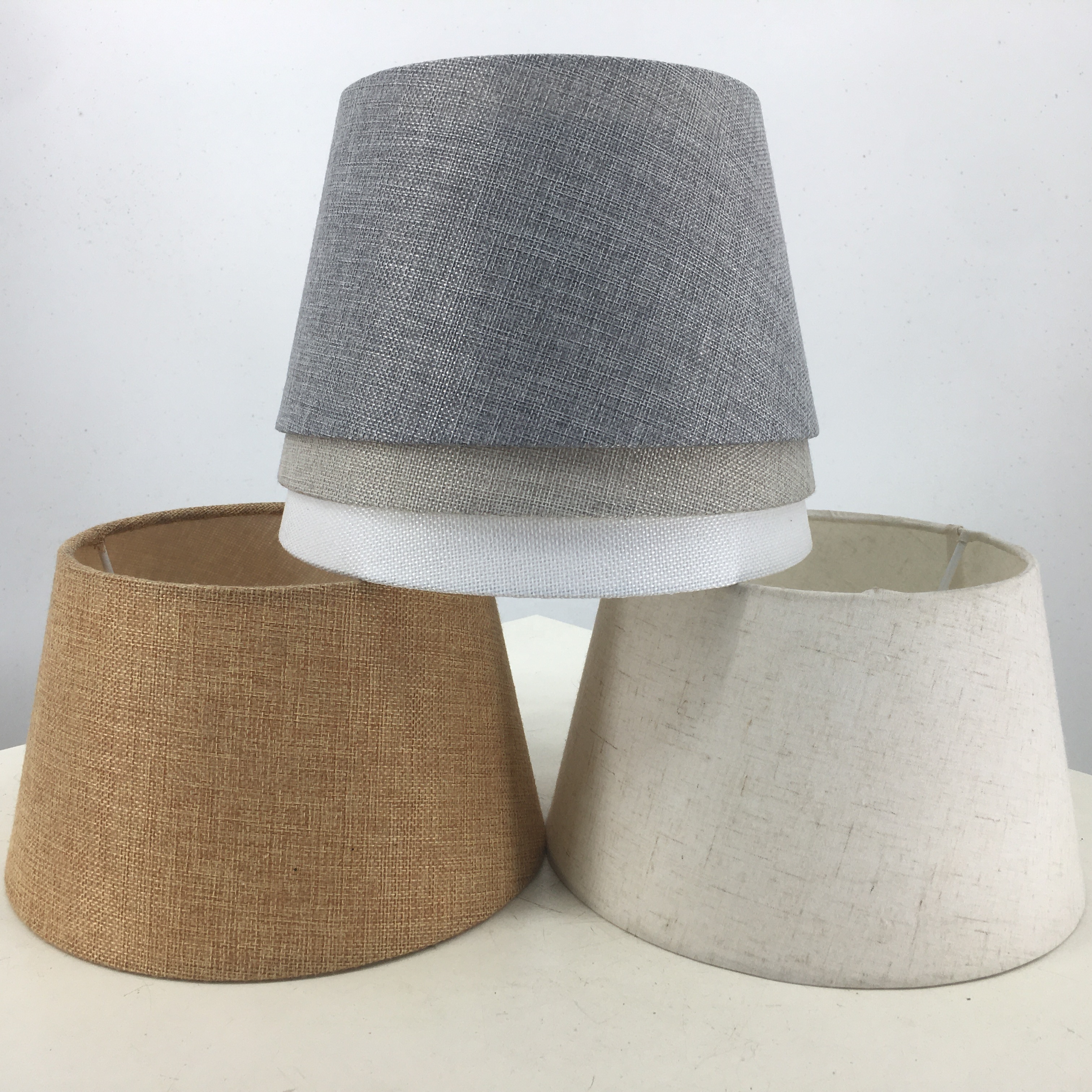 Custom E27 E26 Modern Design Fabric Linen Lampshade Frames Wire for Table Floor Pendant Lamp Covers & Shades Light Kit Abat Jour