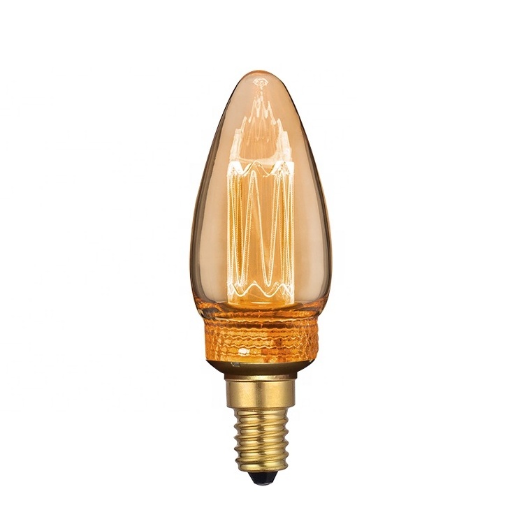 Smart E12 E14 2W-5W C35 Soft Curved Dimmable Filament LED Bulbs Home Decorative Lights for 110V-220V