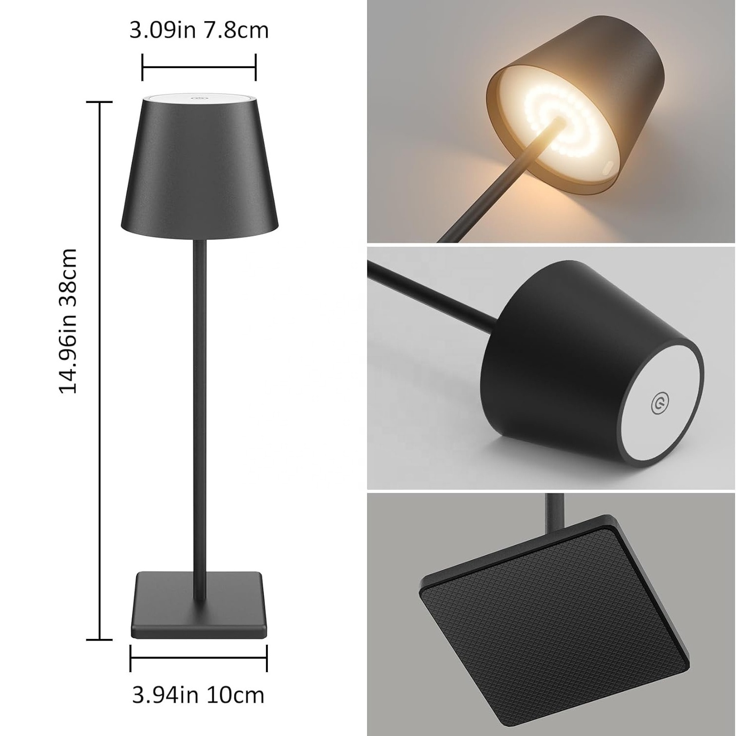 lampe de table sans fil 2024 wireless lamp bedroom decorative nordic modern table lamp restaurant home decor