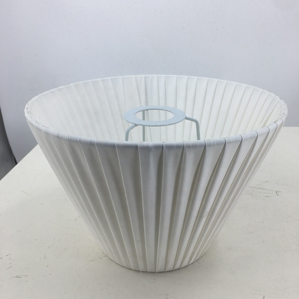 Lamp Cover Frame OEM Customized Pleated Lampshade For Table Lamp, Floor Lamp, Pendant Lamp Diy Lampshade