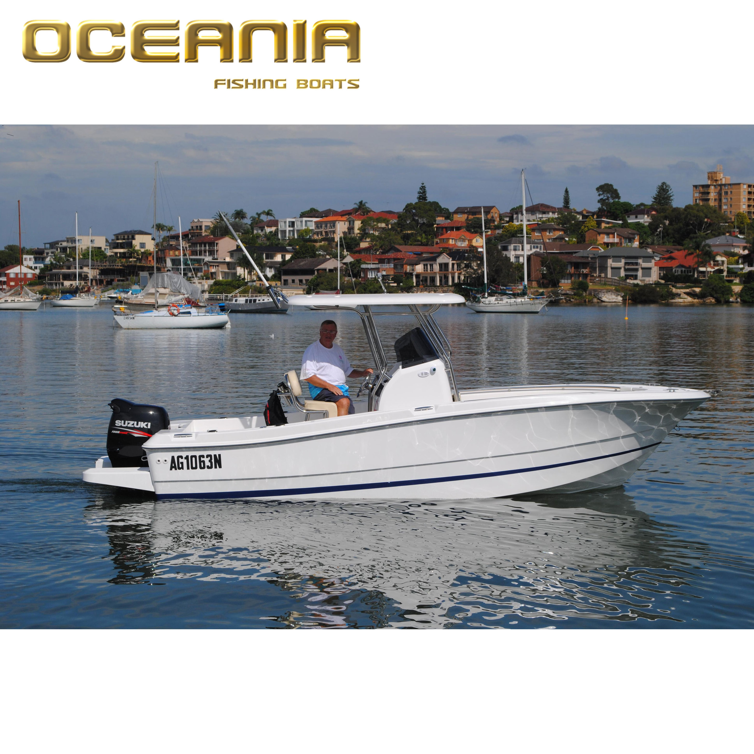 OCEANIA 22CC fiberglass boat motor boat mini yacht1 houseboat