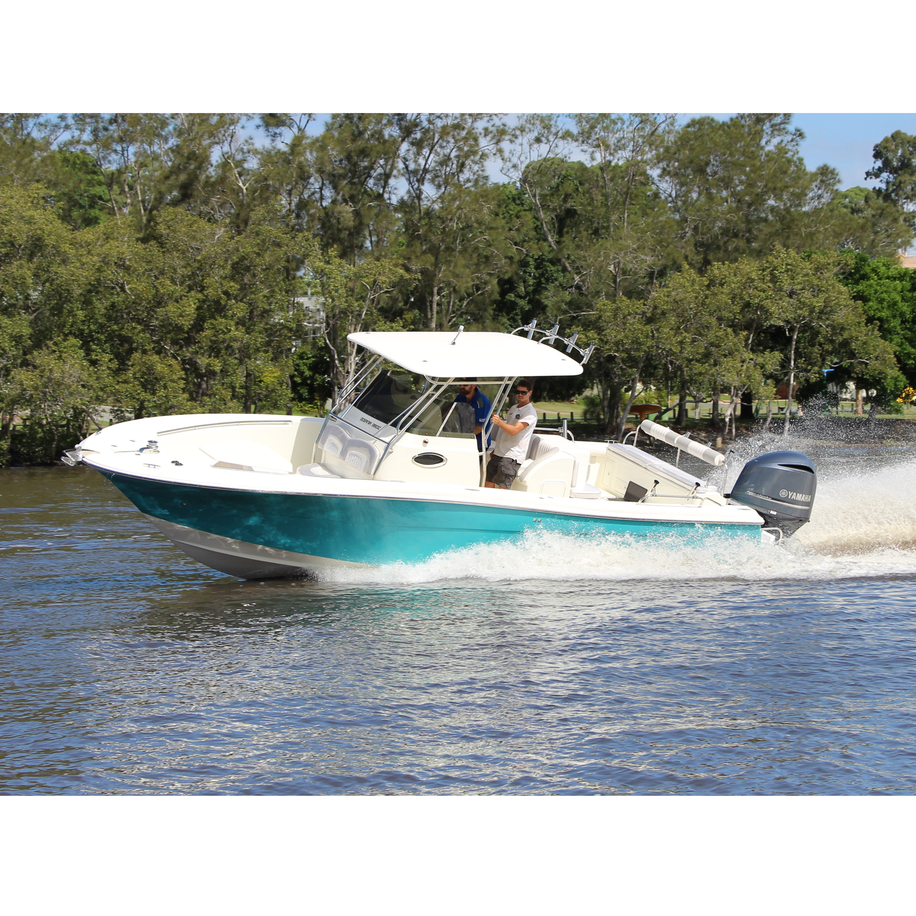 2019 new design 32ft cabin cruiser fiberglass sport fishing boat for sale1