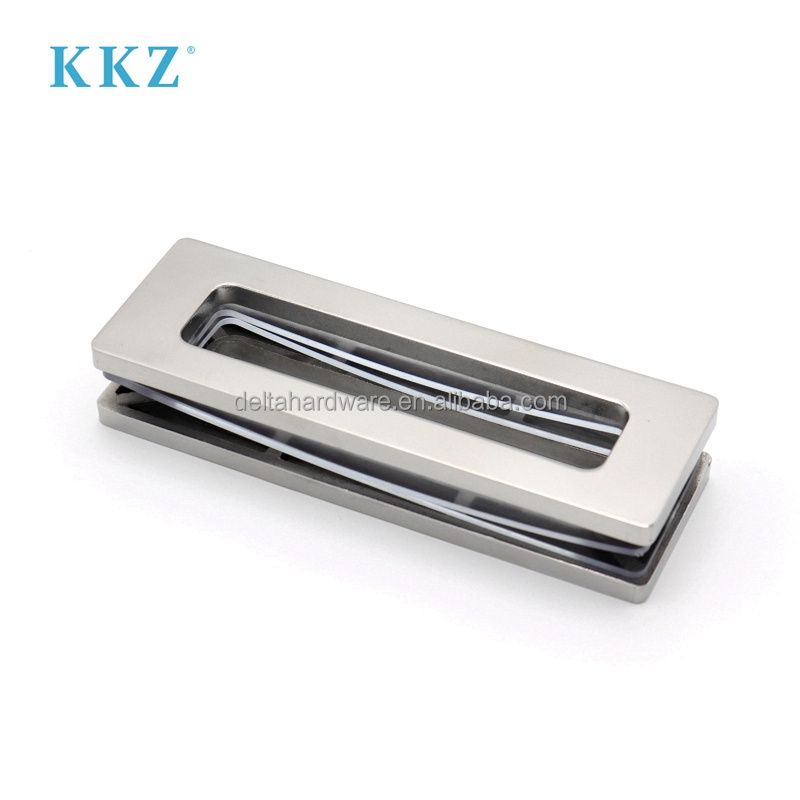 Modern Design 304 Stainless Steel Casting Hidden Sliding Glass Shower Door Push Pull Handles