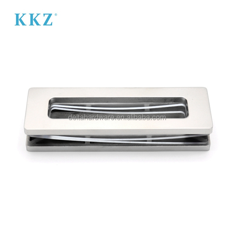 Modern Design 304 Stainless Steel Casting Hidden Sliding Glass Shower Door Push Pull Handles