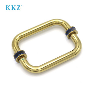 KKZ  6" -  8" Polished Chrome Matte Black Oil Rubbed Bronze Brushed Nickel Polish Satin Brass Gold Shower Glass Door Handles