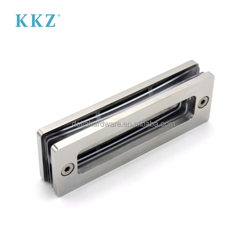 Modern Design 304 Stainless Steel Casting Hidden Sliding Glass Shower Door Push Pull Handles