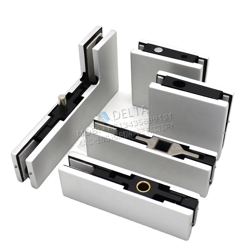 Wholesale aluminum alloy glass door patch fitting architectural hardware