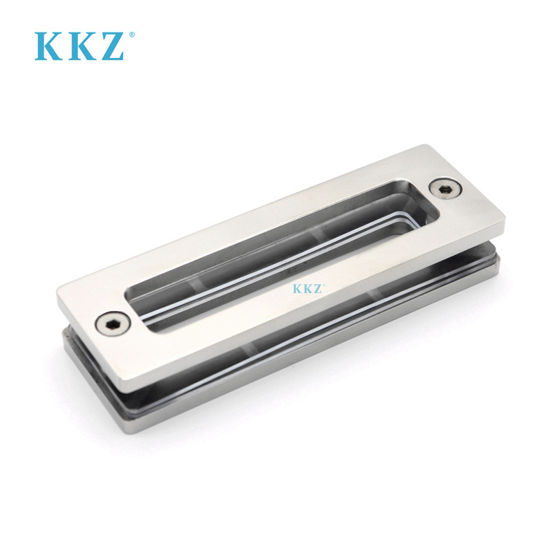 Modern Design 304 Stainless Steel Casting Hidden Sliding Glass Shower Door Push Pull Handles