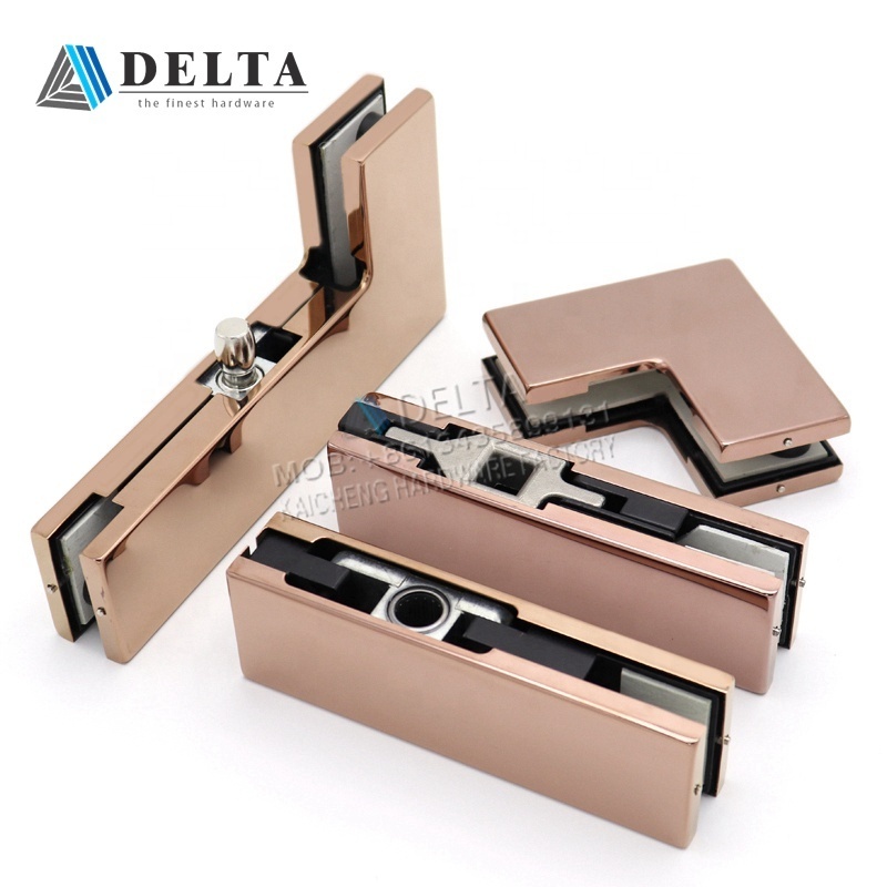 Wholesale aluminum alloy glass door patch fitting architectural hardware