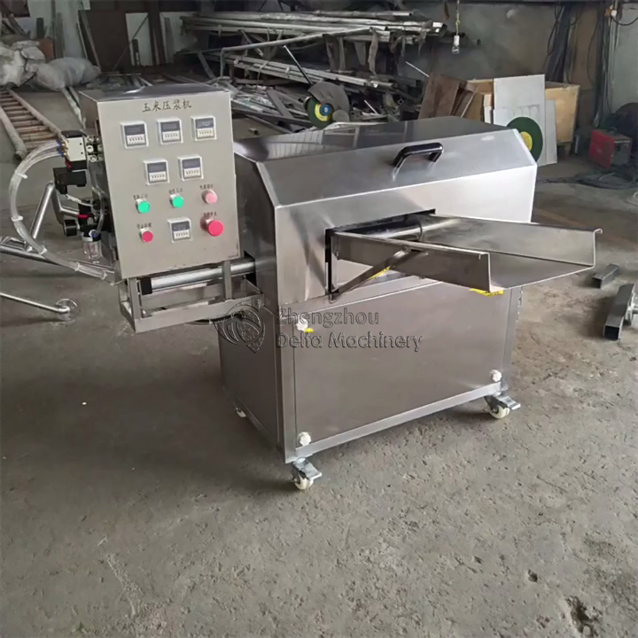 Corn Paste Extractor Fresh Corn Kernel Separating And Grinding Machine From The Cobs For Corn Pulp Or Puree