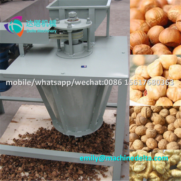 Pecan cracking machine / walnut cracker / butternut peeling equipment