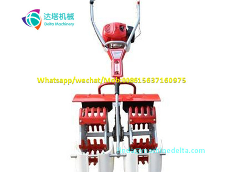 Hot Sale Mini Power Tiller Paddy Field 3-row Rice Weeder