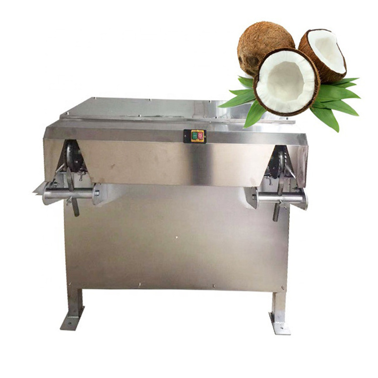 Hard Dry Coconut Shell Husk Removing Shelling Machine