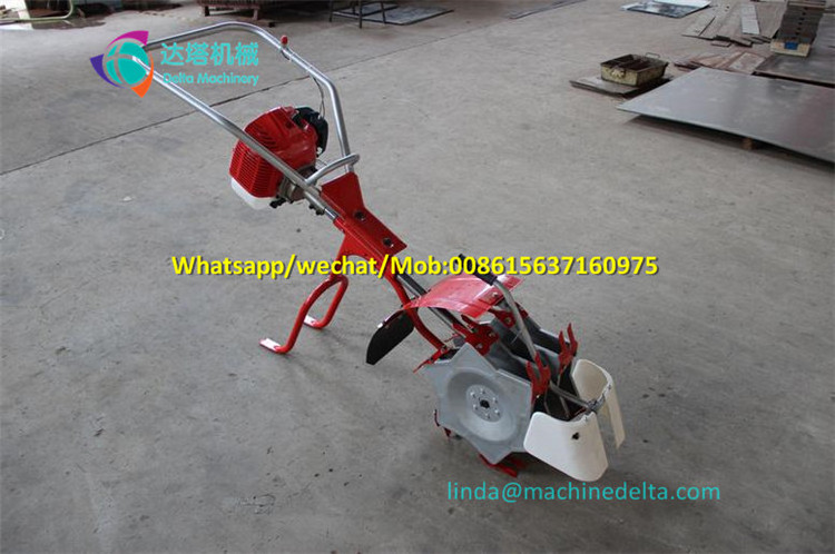 Hot Sale Mini Power Tiller Paddy Field 3-row Rice Weeder