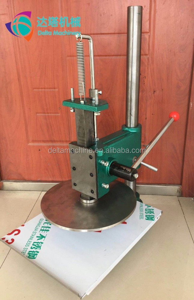 Hand press pizza dough press machine /Manual Hand Pizza Dough Flattening Press