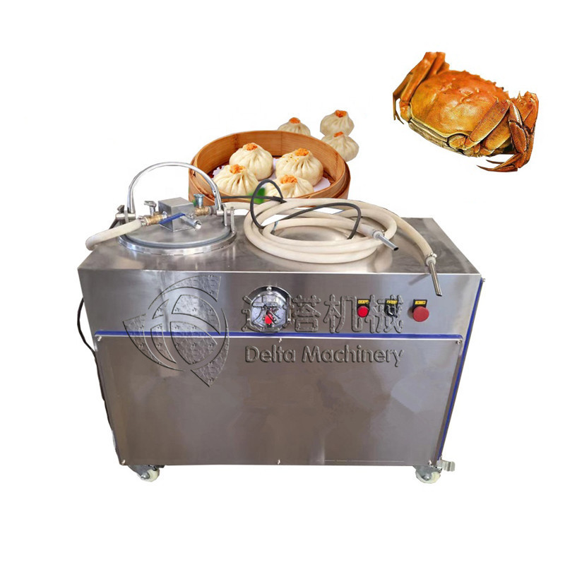 Crab Roe Meat Separating Machine Crab Paste Adsorber Extracting Machine