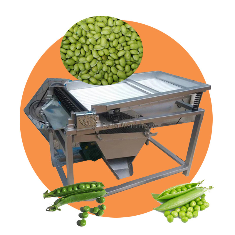 Pigeon Pea Peeler/ Broad bean sheller/Green bean pod peeling machine