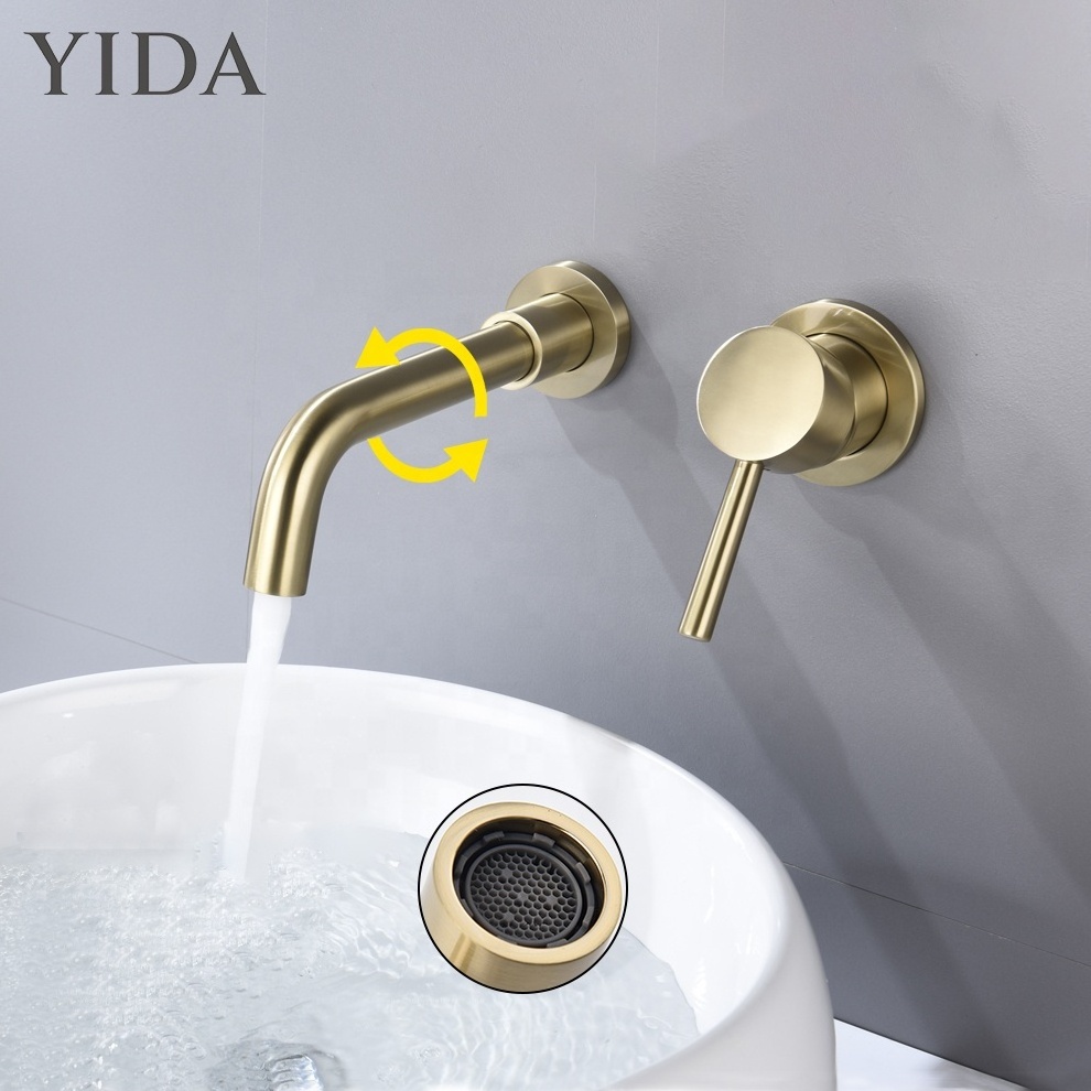 Bathroom Gold Plated Wash Basin Water Mixer Cupc Faucet