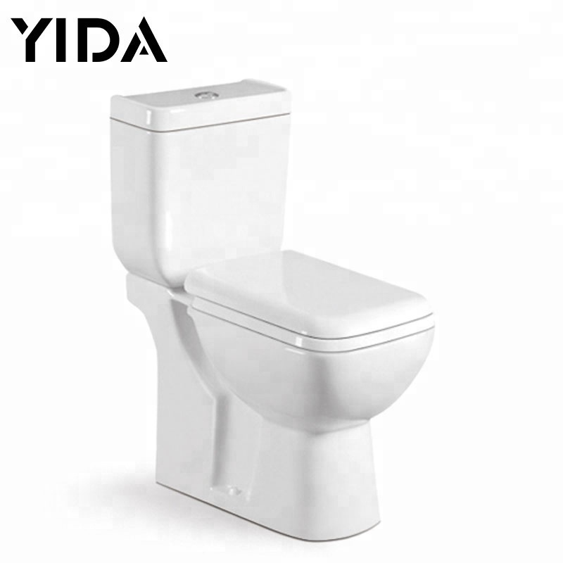 Tunisia chinese ceramic marine toilet, wc toilet bowl P-trap separate water tanks, ceramic toilet bowl