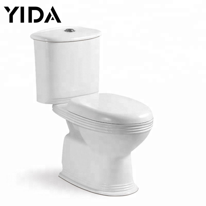 Tunisia chinese ceramic marine toilet, wc toilet bowl P-trap separate water tanks, ceramic toilet bowl