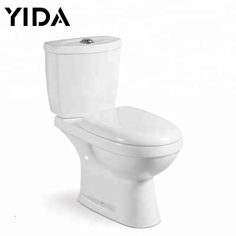 Tunisia chinese ceramic marine toilet, wc toilet bowl P-trap separate water tanks, ceramic toilet bowl