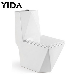 Washdown diamond type flush toilet seat , one piece tall ceramic toilet