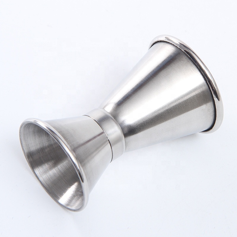 Double Sided bartender Bar Tools Wine Measuring Cup 15ml /30ml 20ml/40ml 304 Stainless Steel Bar Cocktail Jigger