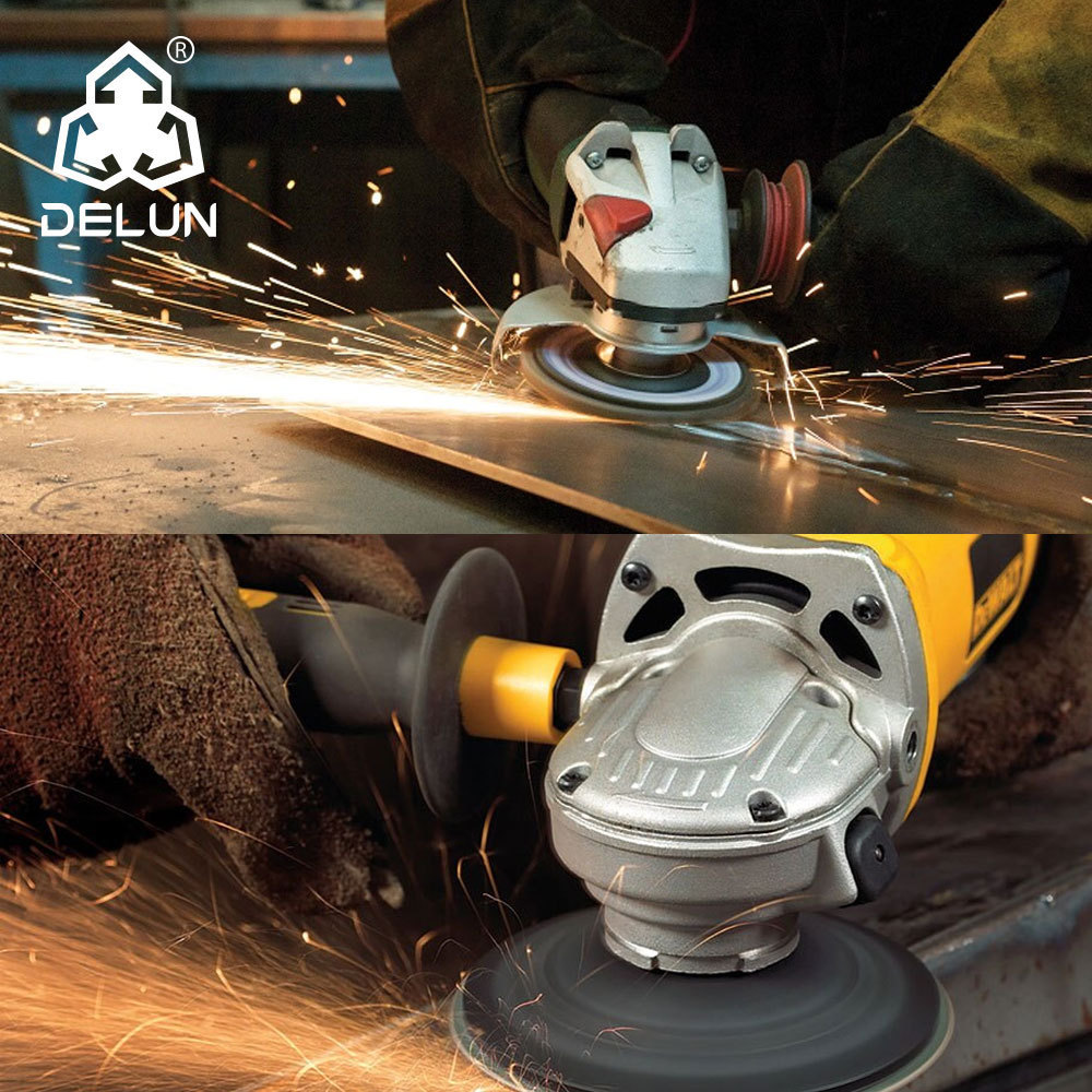 DELUN Ceramic 4 inch Wholesale High Density Bevel Type Angle Grinder Sanding Disc Abrasive Grinding Disc