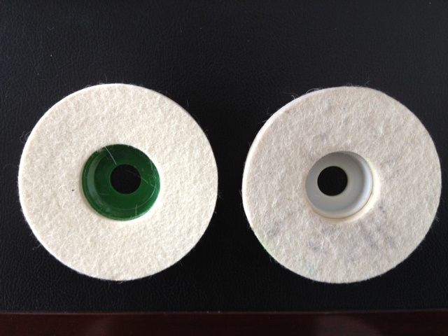 DELUN 4inch polishing wool felt polished wheels