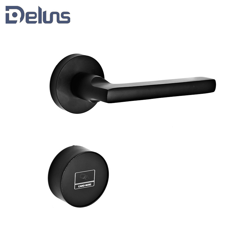 Deluns 2021 new RFID digital card smart electric mortise network system hotel lock