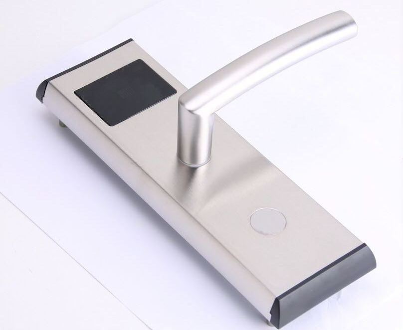 Smart Euro standard mortise rfid ID card system wireless digital stainless steel hotel lock