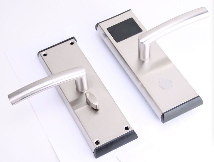 Smart Euro standard mortise rfid ID card system wireless digital stainless steel hotel lock