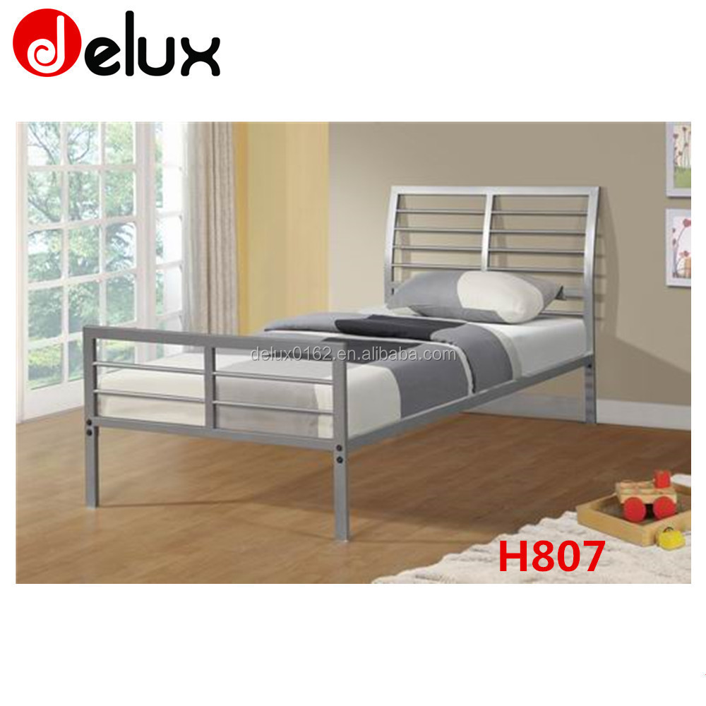 Kids Bunk Beds H824 Full Over Full Metal Wholesale Romantic Home Furniture Bedroom Furniture Double Modern Steel Tube White