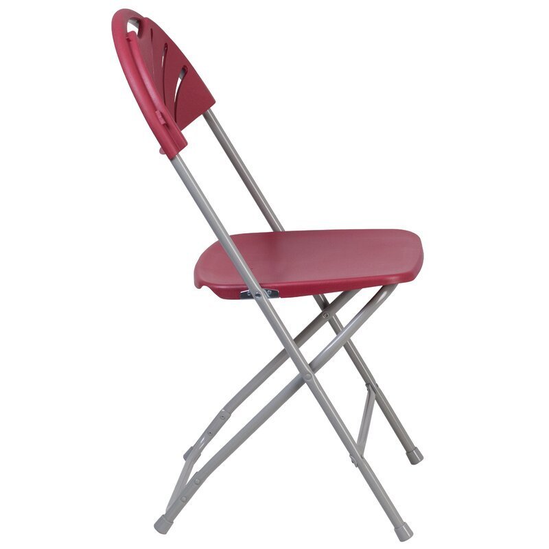 Good Quality Garden Plastic Chairs Used Folding Party Chair For Outdoor Events Folding Camping Chair in Bulk With Metal Legs