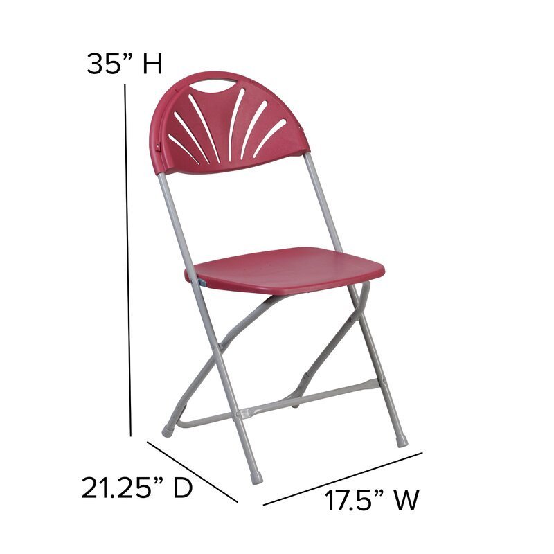 Good Quality Garden Plastic Chairs Used Folding Party Chair For Outdoor Events Folding Camping Chair in Bulk With Metal Legs