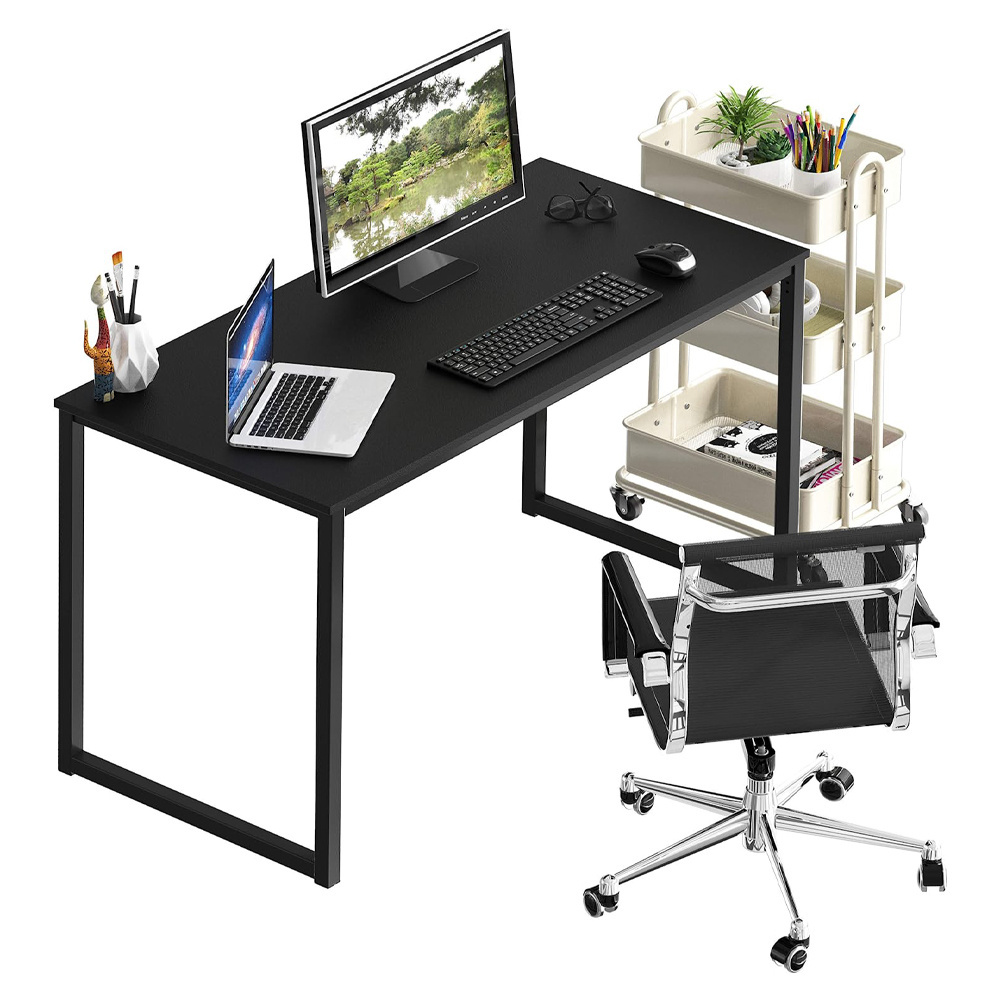 wooden pc recording studio desk home furniture adjustable lifting wood large corner black laptop boss computer table for study