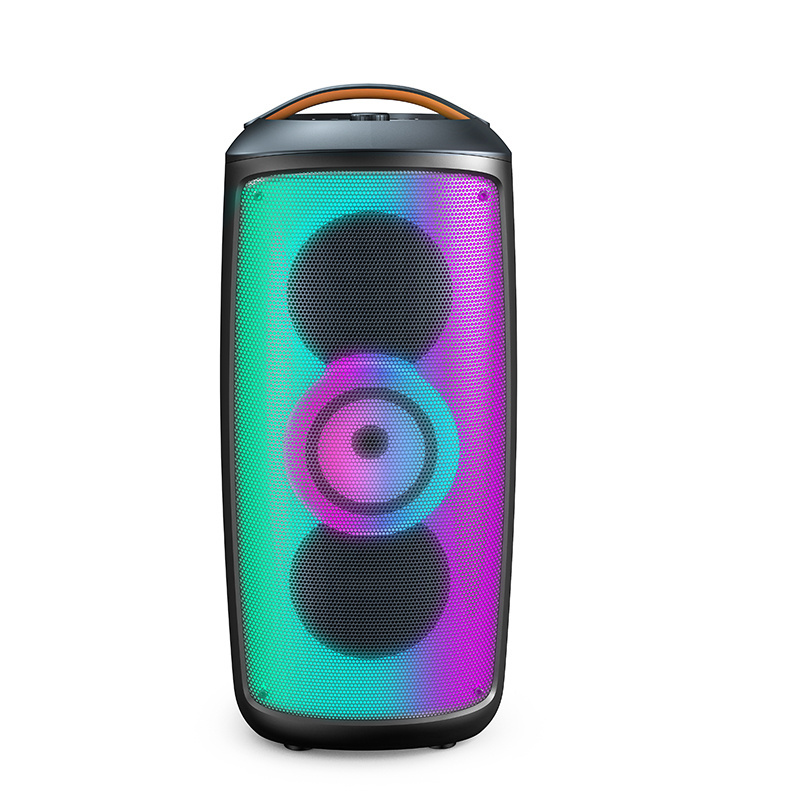 Music mp3 player with speaker pc speaker party   karaoke wireless dj gaming pro Led Flashing Light Bluetooth speaker