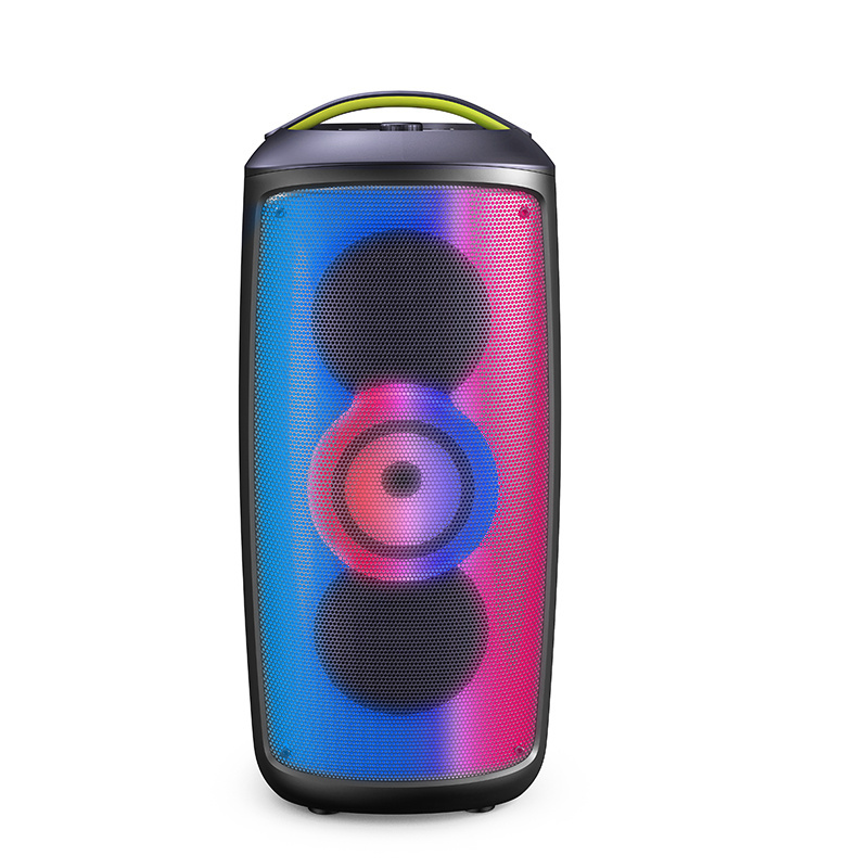 Music mp3 player with speaker pc speaker party   karaoke wireless dj gaming pro Led Flashing Light Bluetooth speaker