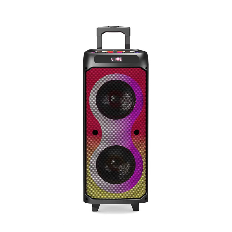 Hi end Portable Dual 8 inch 10 inch Tower Trolly bocinas bluetooth speaker portable grandes heavy bass audio Party Speaker