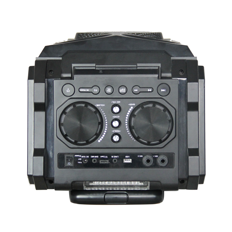 Tech gadgets outdoor big powered portable trolley bluetooth speaker guitar boombox karaoke homthetar gaming speaker waterproof