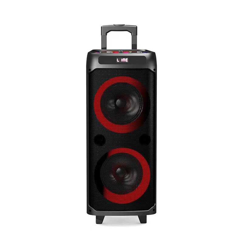 Hi end Portable Dual 8 inch 10 inch Tower Trolly bocinas bluetooth speaker portable grandes heavy bass audio Party Speaker