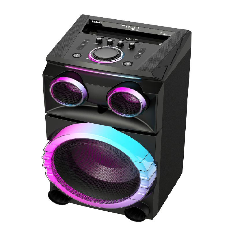 10 inch 80 watts outdoor profesional pro pa system audio dj pa stereo speaker trolley portable big bluetooth party speaker