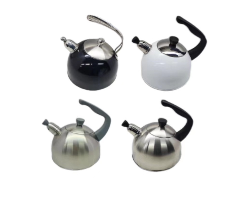 2.5L Hemispherical PVD with Bakelite Handle Kettle Tea Sets Teapot Set