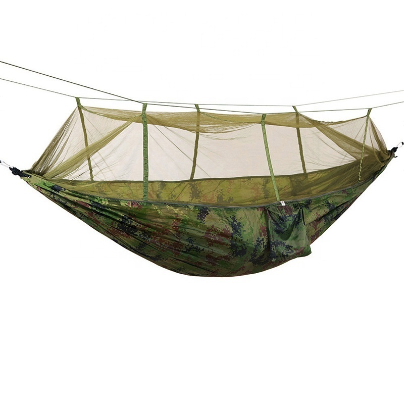 DELUXEFIT oem outdoor hammock chair camping lightweight with mosquito net swing camping hammock