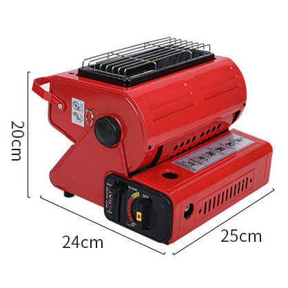 Portable Camp Outdoor Camping Fishing Heating 2 in 1 Heater Home Indoor Warmer Butane Propane Mini Gas Stove